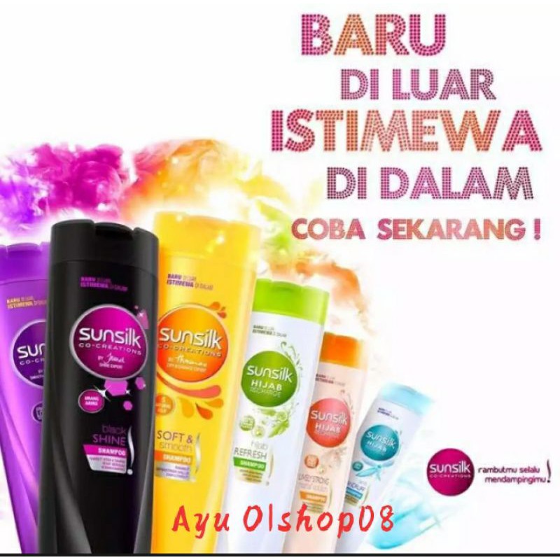 Ayu olshop08 PROMO SUNSILK SHAMPOO 170ML 340ML SUNSILK SACHET UNILEVER