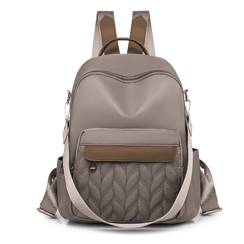 TAS RANSEL WANITA ANTI AIR IMPORT CEWEK GENDONG PUNGGUNG TA605B7 CECILE BACKPACK KHAKI KOREA SEKOLAH KULIAH KERJA PREMIUM REMAJA KEKINIAN MURAH BATAM FASHION BRANDED