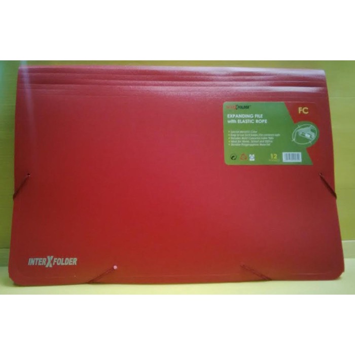 

Hot Sale Expanding File Tali F4 Inter-X - Merah Terbatas