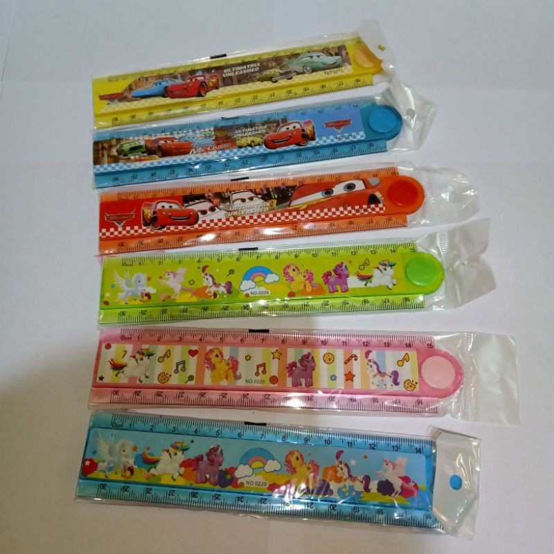 

TokoRejoAgung SATUAN ( 1 PCS ) Penggaris Lipat 30 Cm Karakter Kartun