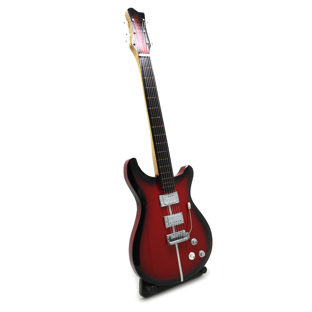 Miniatur Gitar Kayu + Stand - GTR19