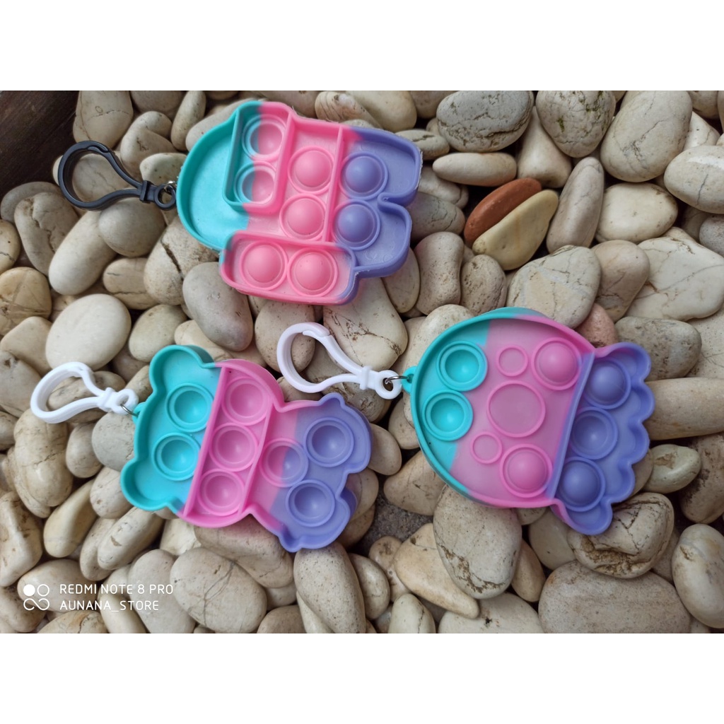 POP IT MINI / POP IT PUSH BUBBLE MINI / GANTUNGAN KUNCI POP IT / AGEN GANTUNGAN KUNCI POP IT