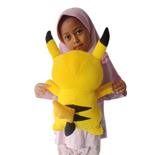 Boneka pokemon pikachu L murah