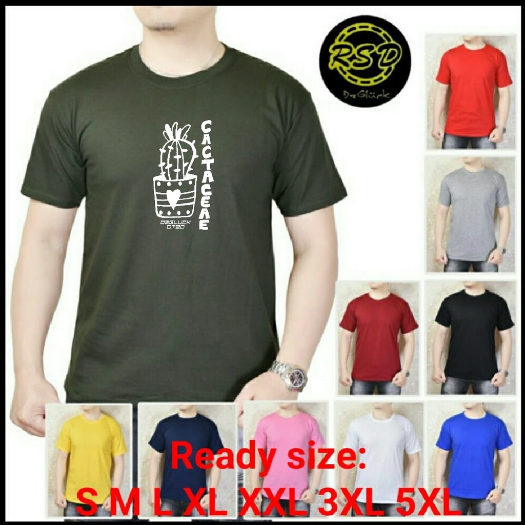 Baju Kaos Pria Jumbo Terbaru - Kaos Oblong Ukuran Big Size – Baju Kaus Oblong Ukuran S-5XL