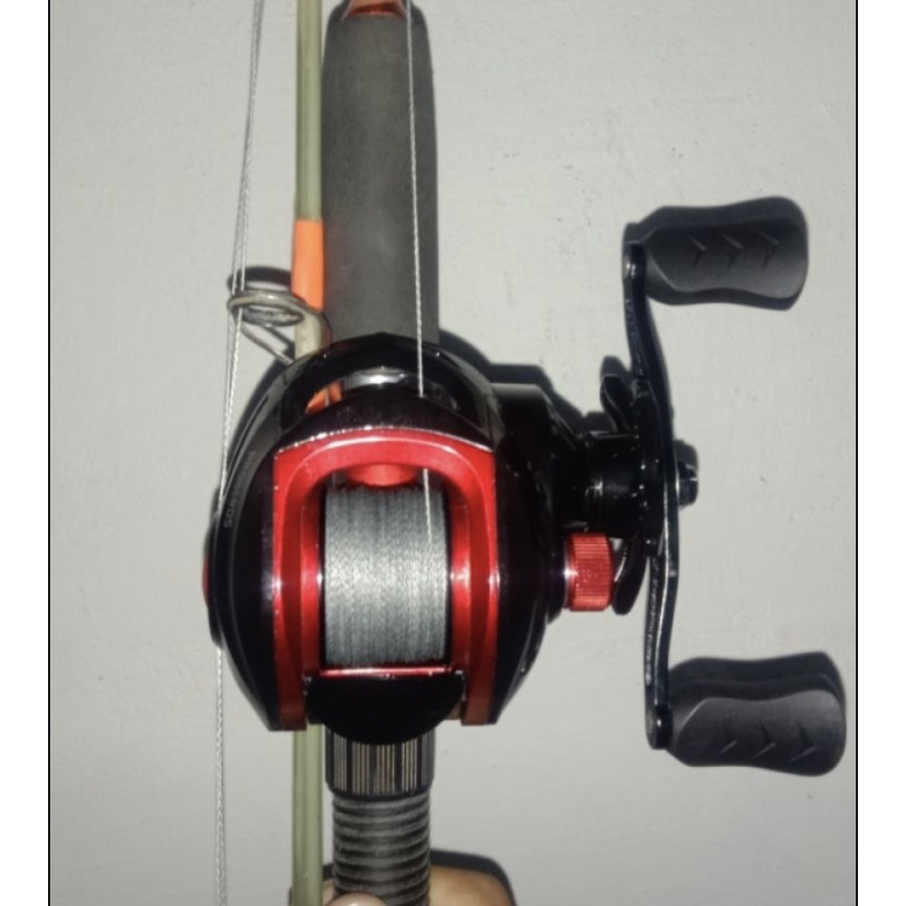 MURAH REEL BAITCASTING BC HANDLE KANAN/KIRI DRAG 10 KG KUAT RATIO 7.2:1 MERAH BIRU READY STOK