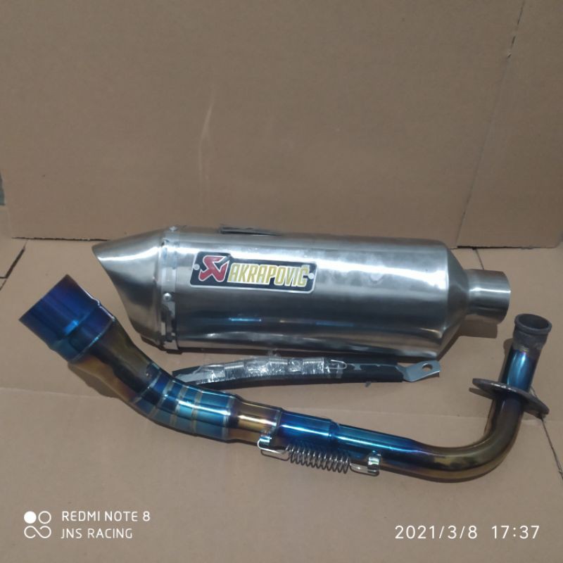 KNALPOT AKRAPOVIC PCX NMAX LEXI AEROX VARIO150 VARIO125