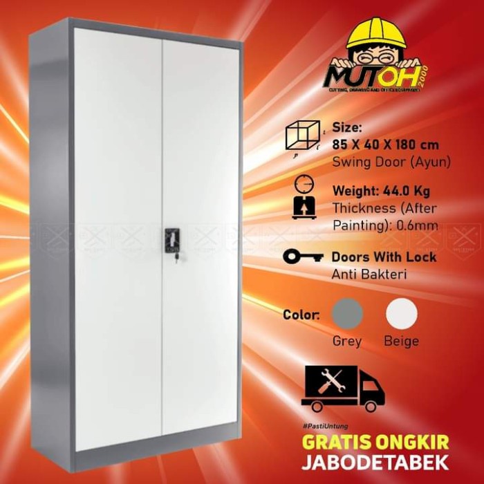 

READY lemari arsip lemari besi filling cabinet - pintu swing tarik ayun BERMUTU