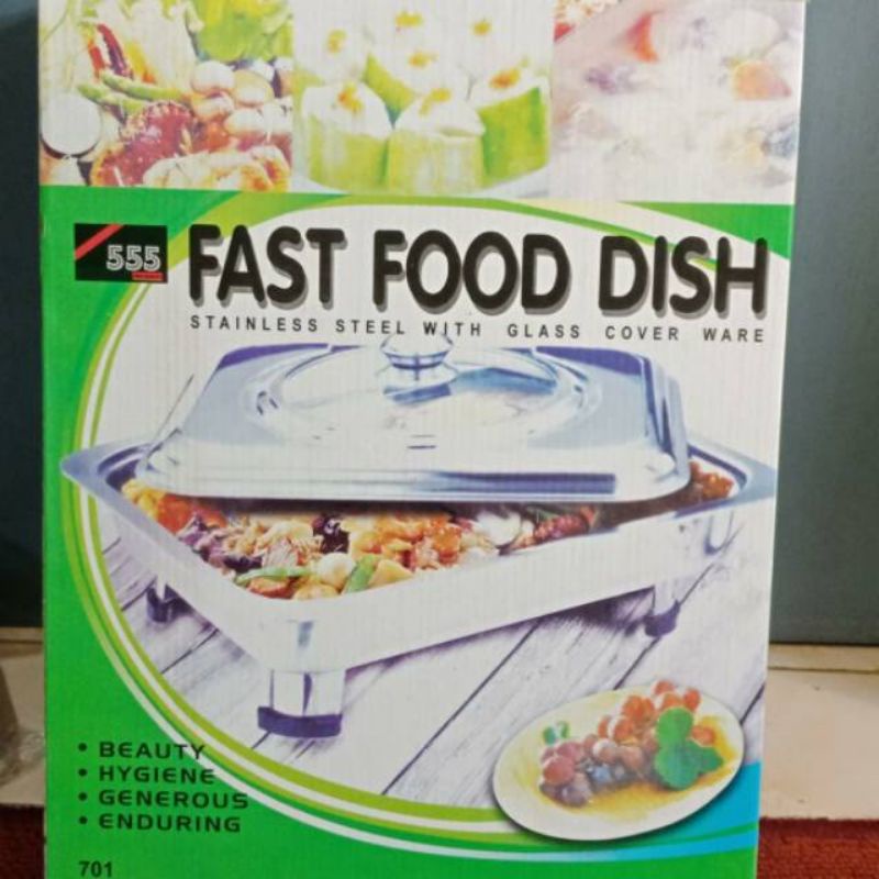 FAST FOOD DISH 555/PRASMANAN KOTAK/PRASMANAN STAINLESS