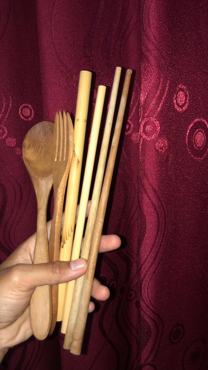 (ja04) Garpu Jati Garpu Kayu Garpu Sendok Garpu Sendok Kayu Sendok Mie
