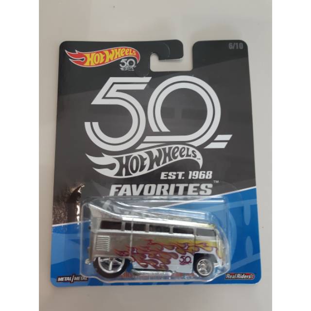 Hot Wheels Volkswagen T1 VW Dragbus 50th anniversary favorites