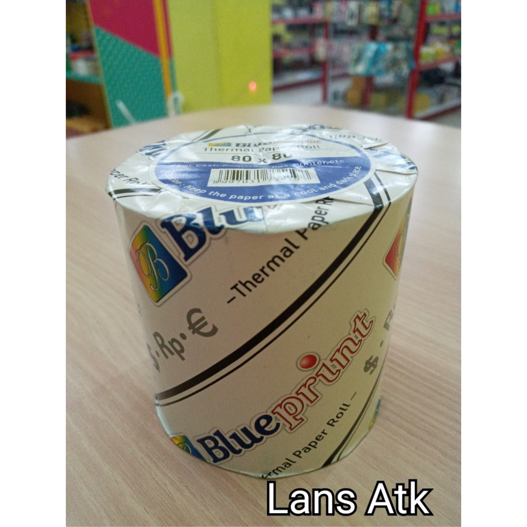 

Blueprint Thermal Paper Roll 80x80 / Kertas Kasir BluePrint paper roll