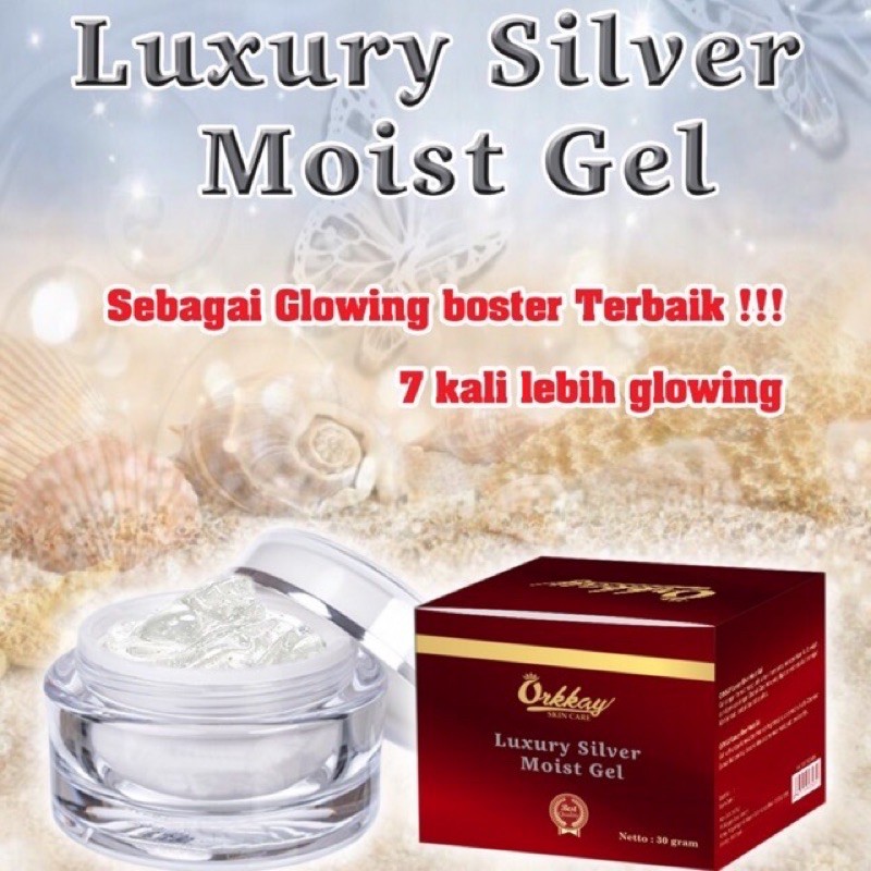 luxury silver moist gel orkkay skincare
