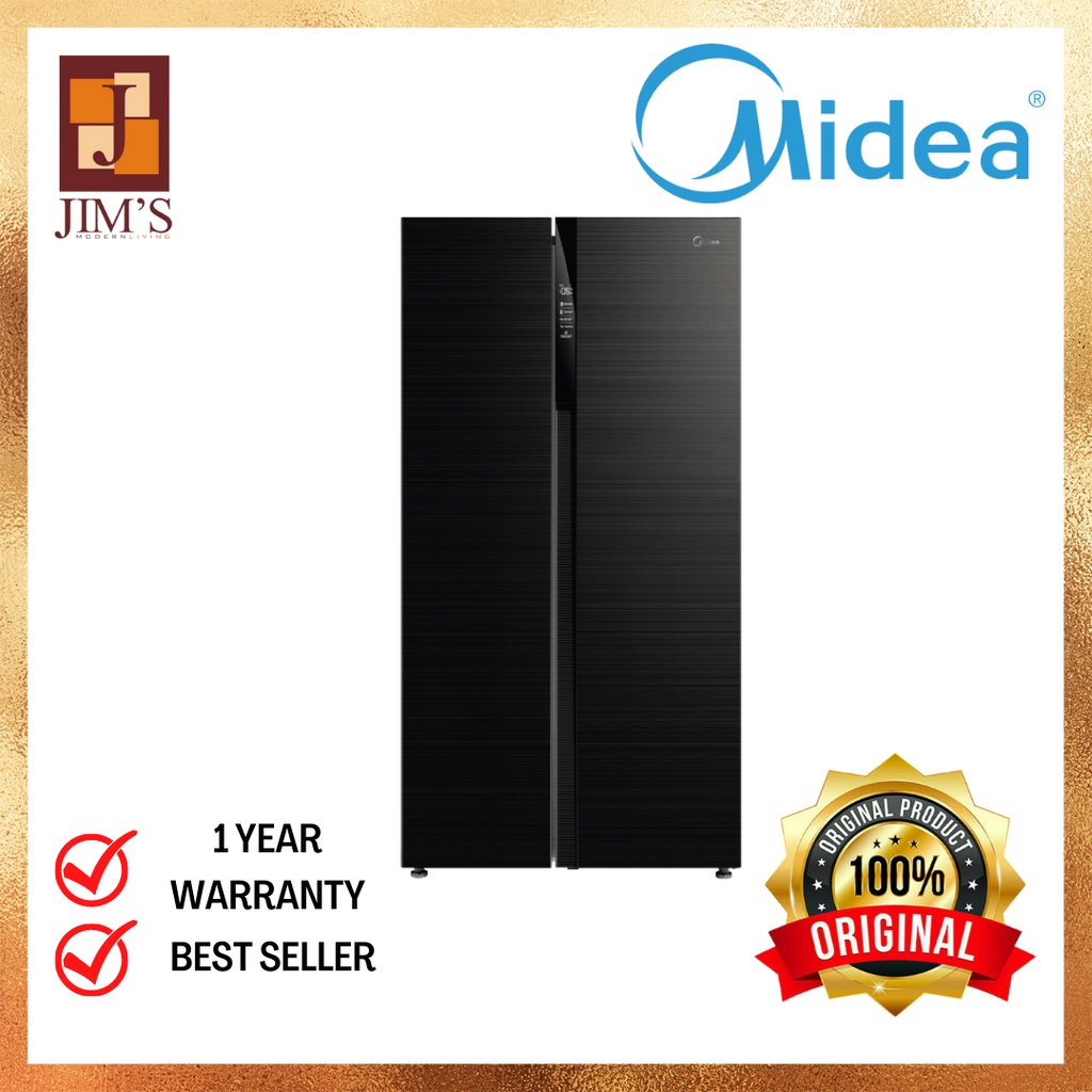 MIDEA KULKAS SIDE BY SIDE HC689VB 600L