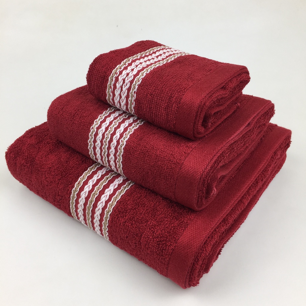 Paket 3 Pcs Handuk Morning Whistle Corda (30x70 50x100 70x135) Handuk Mandi Dewasa