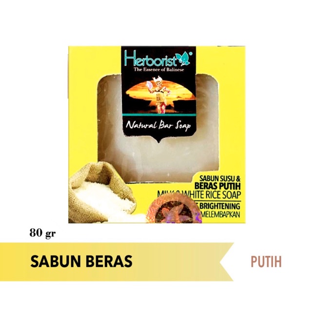 HERBORIST Sabun Susu &amp; Beras 80gr