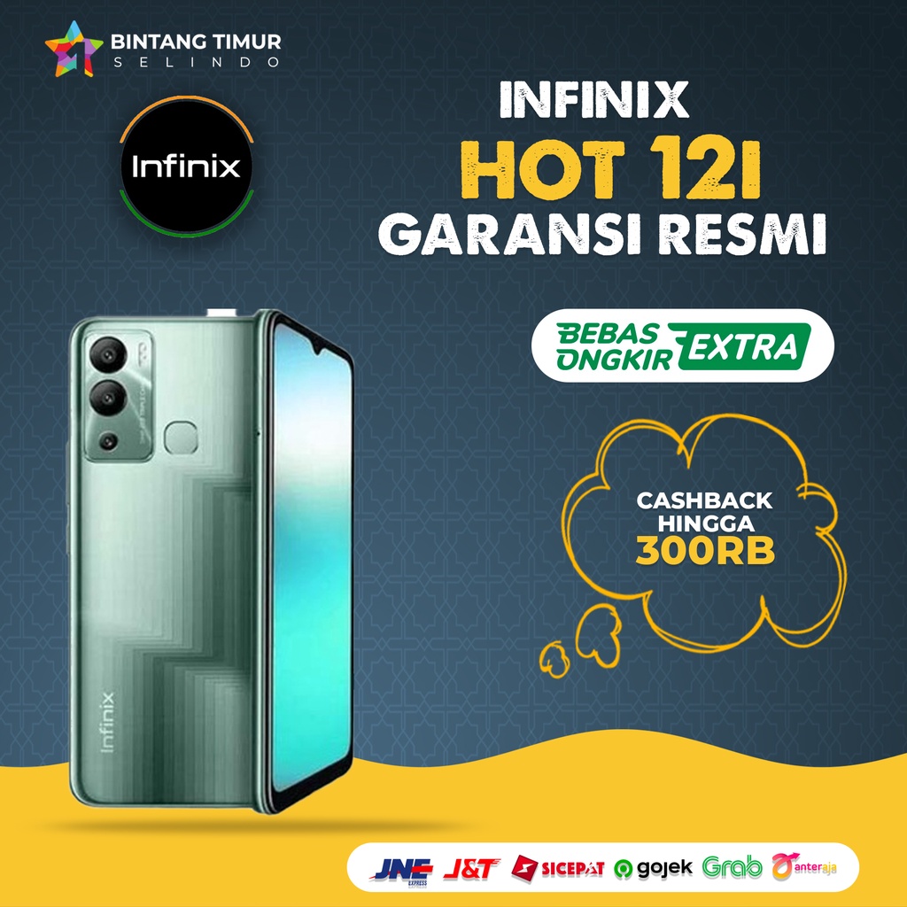 Infinix Hot 12i 4GB+64GB [Expansi Ram 3GB] [7GB+64GB] Garansi Resmi Infinix 1 Tahun-0