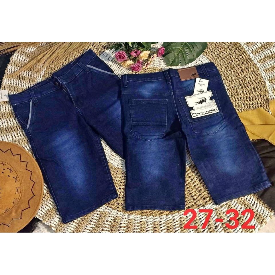 JEANS PENDEK/27-38/KAIN MELAR/JEANS MODERN