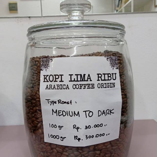 

ARABIKA KEPAHIANG 1KG type roast medium to dark