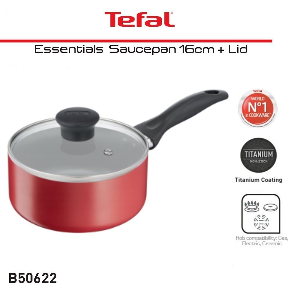 Tefal Essentials Saucepan / Panci 16 Cm + Lid