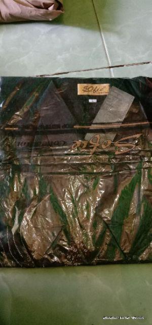 Nailo Batik Hrb026 Kenongo Kemeja Tosca Pendek Pekalongan Padi M L Xl Sogan Tulis Halus