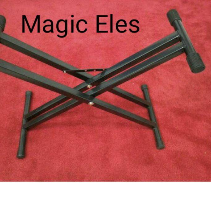 Stand Double Keyboard / Kaki Keyboard Double / Stand Piano 
