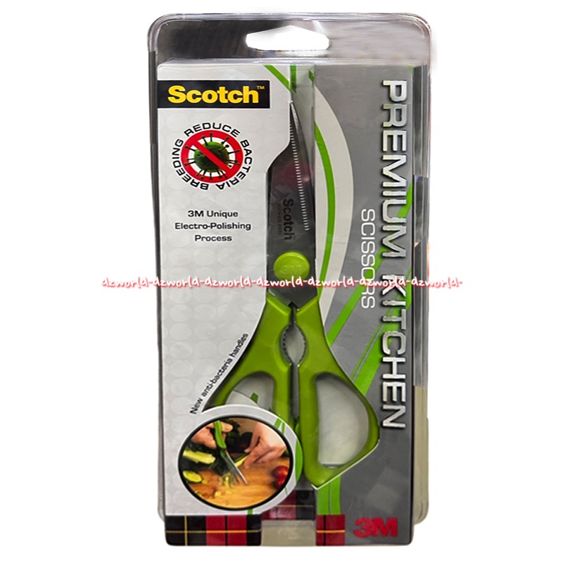 Scotch Premium Kitchen Scissors Gunting Dapur Untuk Potong Sayur Buah 3M Anti Bakteri