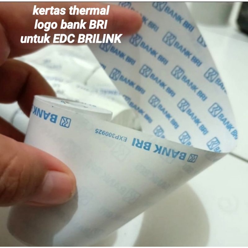 Kertas kasir kertas struk thermal 57x33 untuk edc brilink
