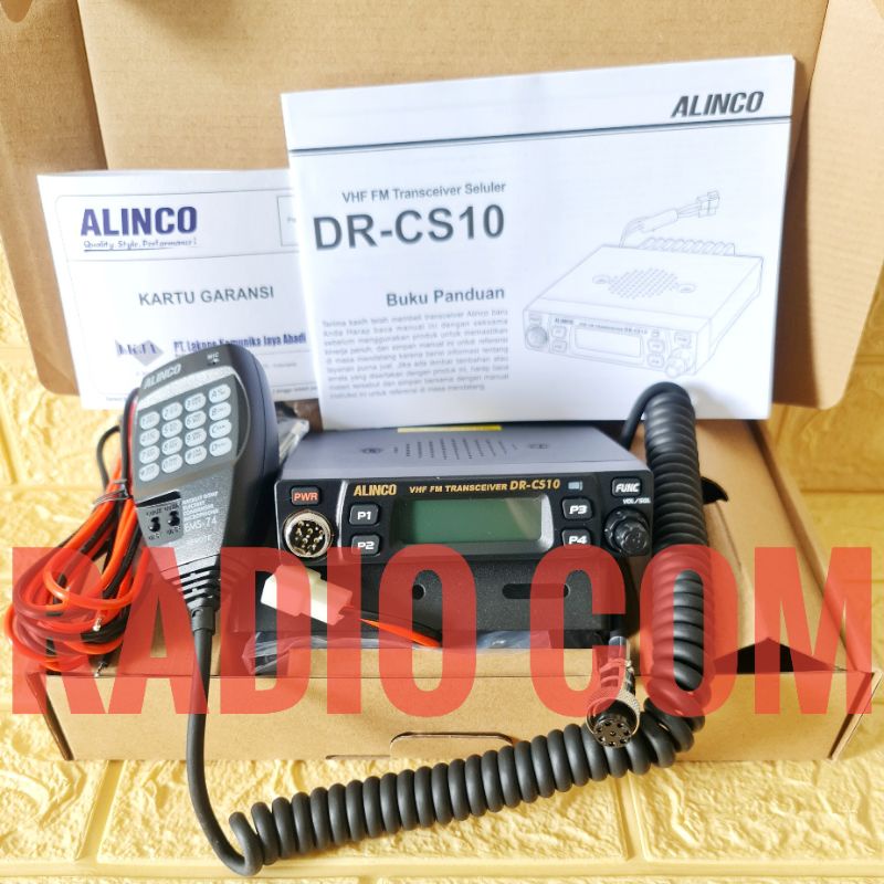 RADIO RIG ALINCO DR CS10 VHF ORI - RADIO RIG VHF ALINCO DR-CS10 VHF MURAH GARANSI RESMI
