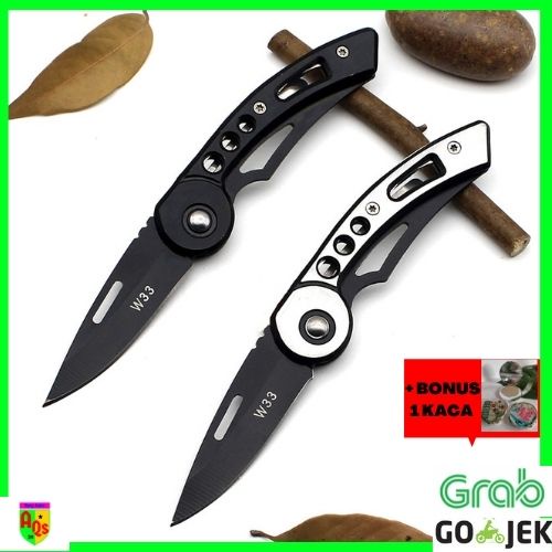 Pisau Saku Lipat Mini Serbaguna Portable Knife Survival Tool Tajam Alat Multifungsi Pisau Camping