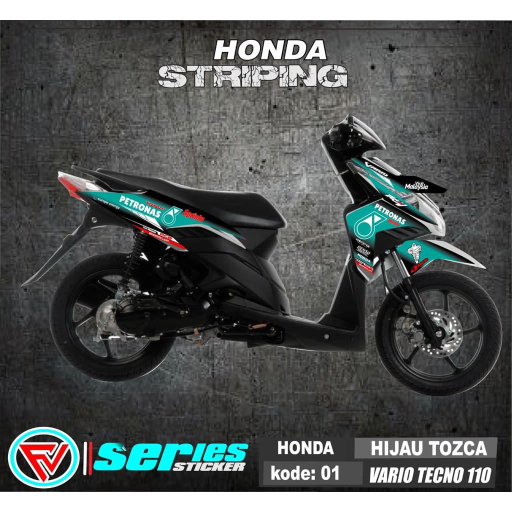 (cod) striping sticker list variasi vario 110 techno 2011 [01] Desain Grafis