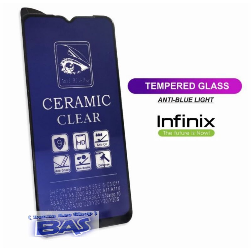 Tempered Glass Anti Blue Infinix Hot 11S NFC