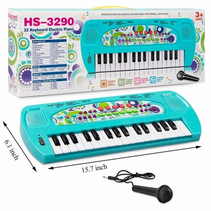 Mainan Edukasi Anak 32 Keyboard Electric Piano Organ Musik HS-3290