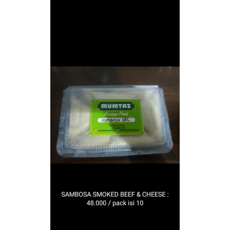 

Frozen Sambosa Smoked Beef & Cheese