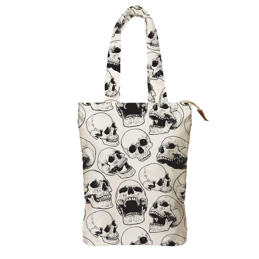 Tote Bag Kanvas Skull