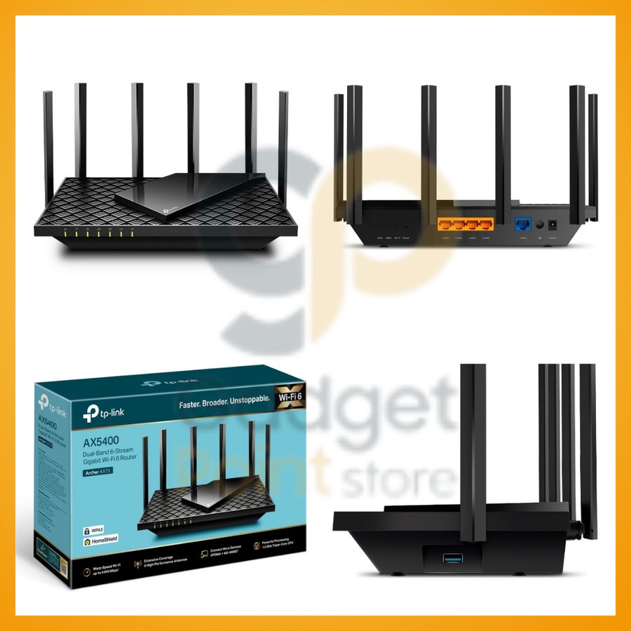 TP Link Archer AX73 AX5400 Dual-Band Gigabit Wi-Fi 6 Router 5400Mbps - Garansi Resmi 1 Tahun