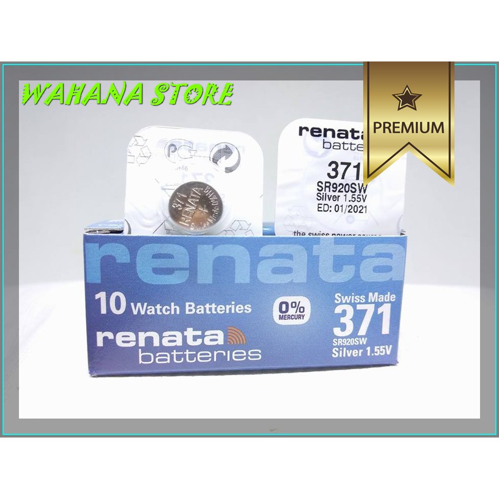 BATTERY BATREI BATERE RENATA SR920SW RENATA 371 ORIGINAL