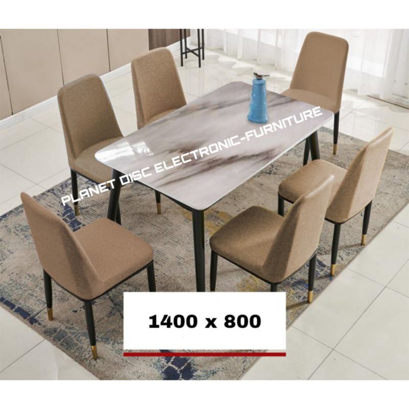 Jual Meja Makan Marmer Kursi Dining Table Person Meja Makan Batu Marmer Shopee Indonesia