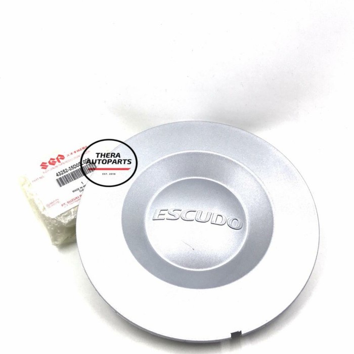 Dop Roda Velg Logo "Escudo" Suzuki Escudo 2.0 Original SGP