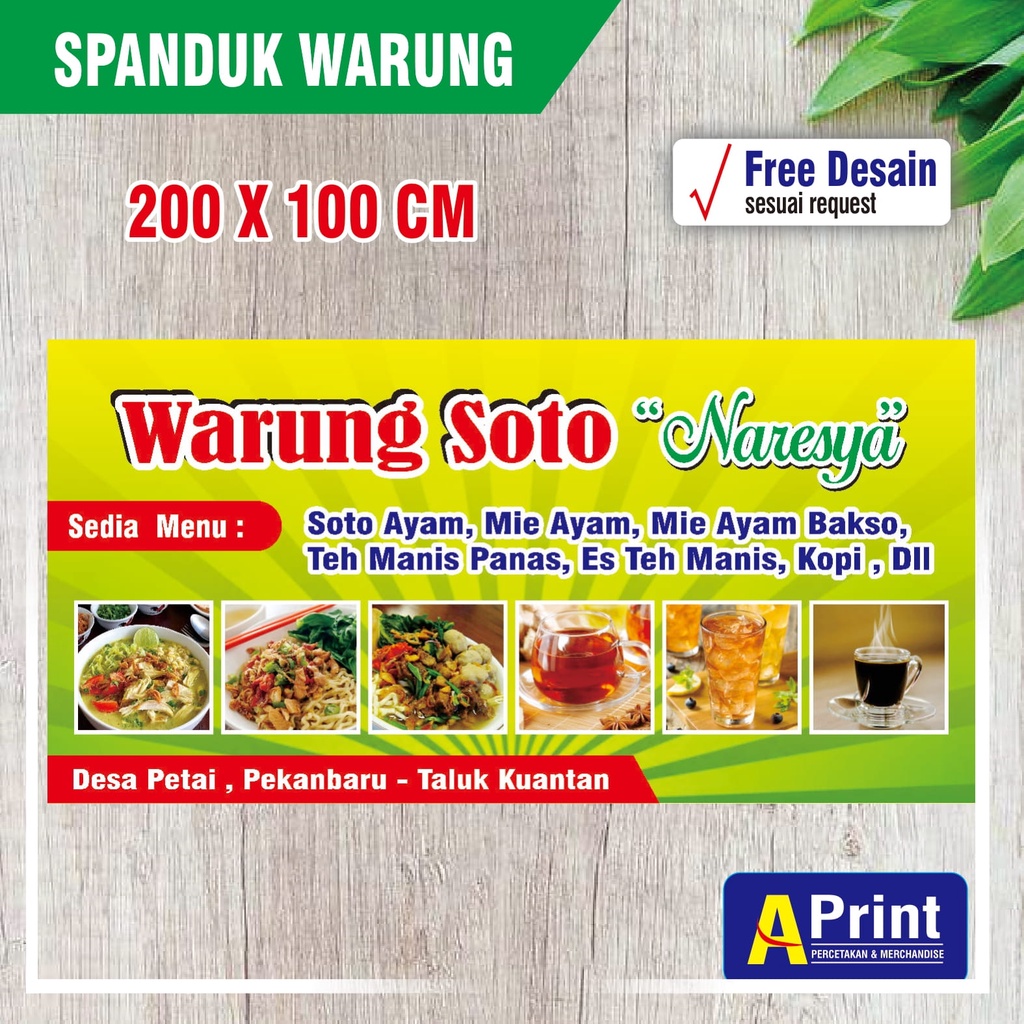 Spanduk Banner MMT Toko Sembako / Spanduk Toko Baju Spanduk Toko Pakaian / Spanduk Warung Makan / Spanduk Konter / Spanduk Toko Agen Link Murah