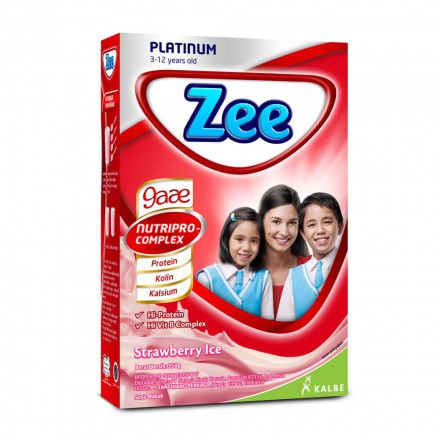 Zee Platinum 350gr Vanilla Delight/Strawberry Ice/Choco Rich