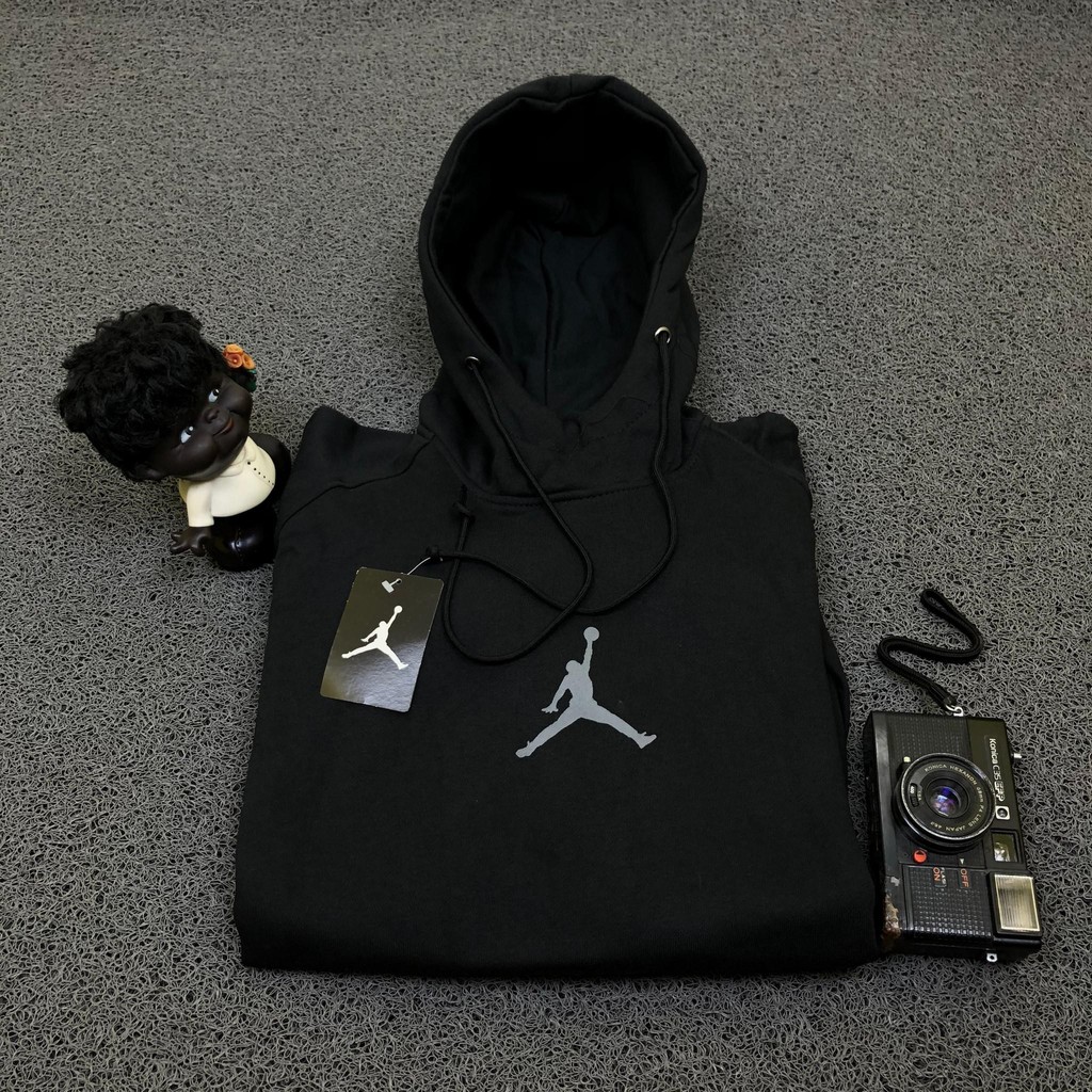 JAKET HOODIE NIKE AIR JORDAN 23 JUMPMAN  FLIGHT HITAM