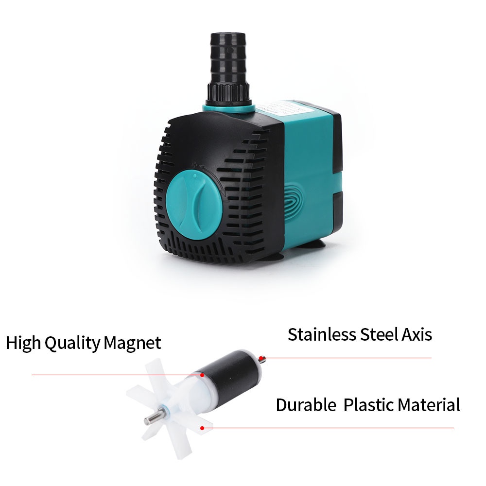 Power Head Pompa Celup Aquarium Hidroponik Low Watt - Mesin Air Terjun Kolam Ikan Koi Arwana