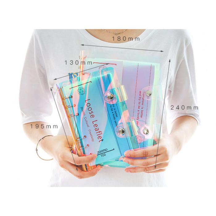 

Binder A5 Transparent Glittering