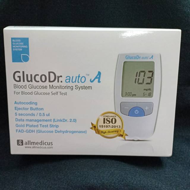Gluco Dr Auto AGM4000 alat cek gula darah