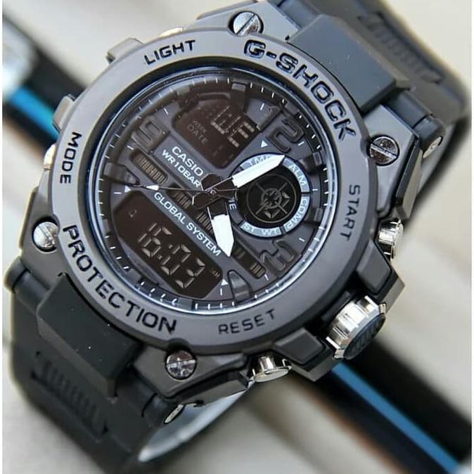 FREE BOX & BATERAI JAM TANGAN PRIA GSHOCK GST-8600 CASIO G SHOCK GST86