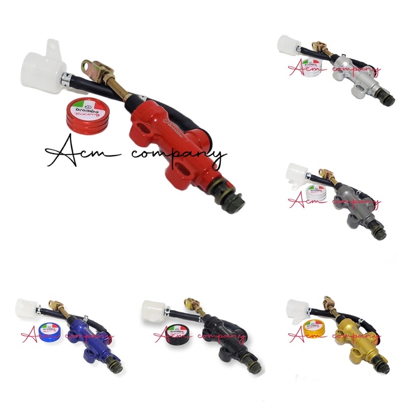 Tonjokan Master rem Belakang Plus tabung cnc Brembo Universal motor