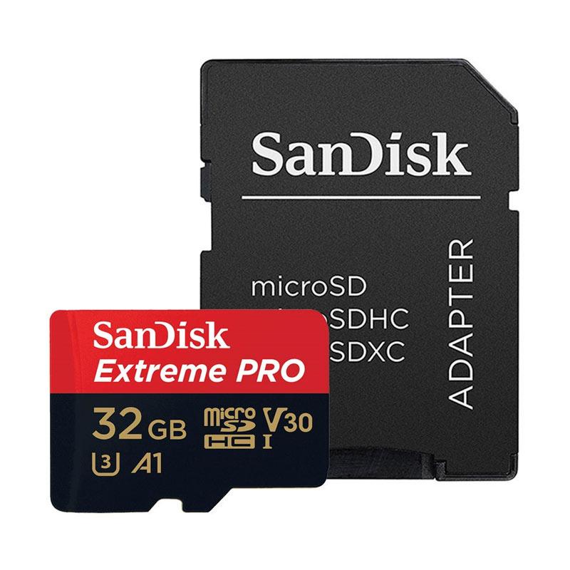 Micro SD SanDisk Extreme Pro SDHC 32GB 100MB/s with Adapter