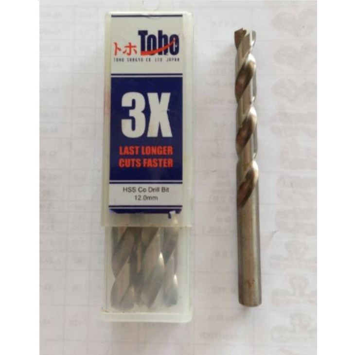 Mata Bor Besi HSS Toho 12 mm