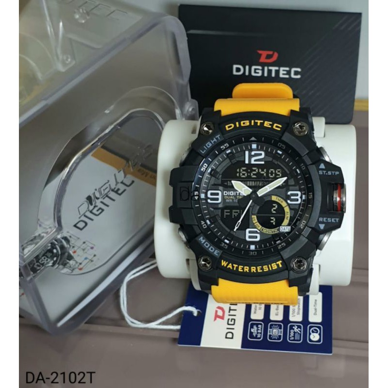 Jam Tangan Pria DIGITEC DG-2101T Original Strap Rubber Garansi 1 Tahun