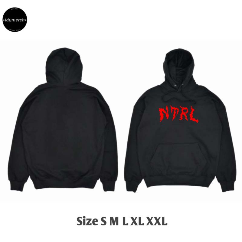 Sweater Hoodie Band Metal NTRL / Hoodie NTRL original premium